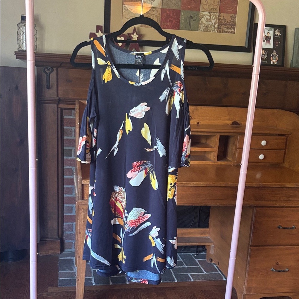 Vibrant Floral Mini Dress